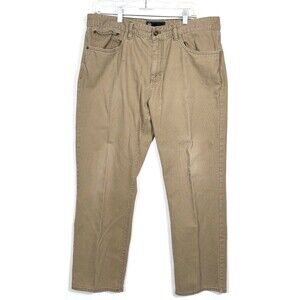 Weatherproof Pants Vntg Mens Flex Utility Stretch Canvas Size 38x30 EUC Khaki